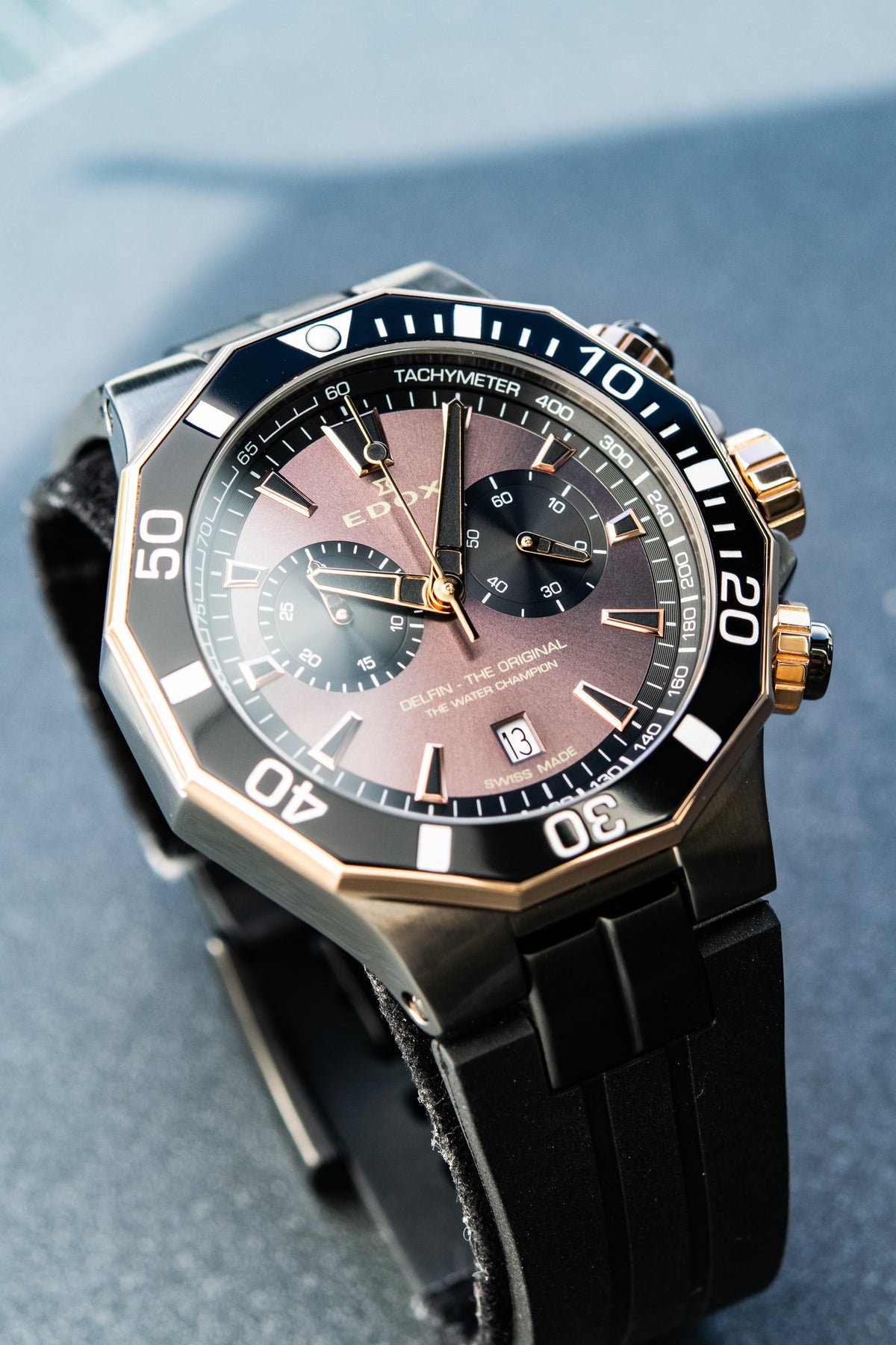 EDOX DELFIN THE ORIGINAL CHRONOGRAPH - Til en bedre pris