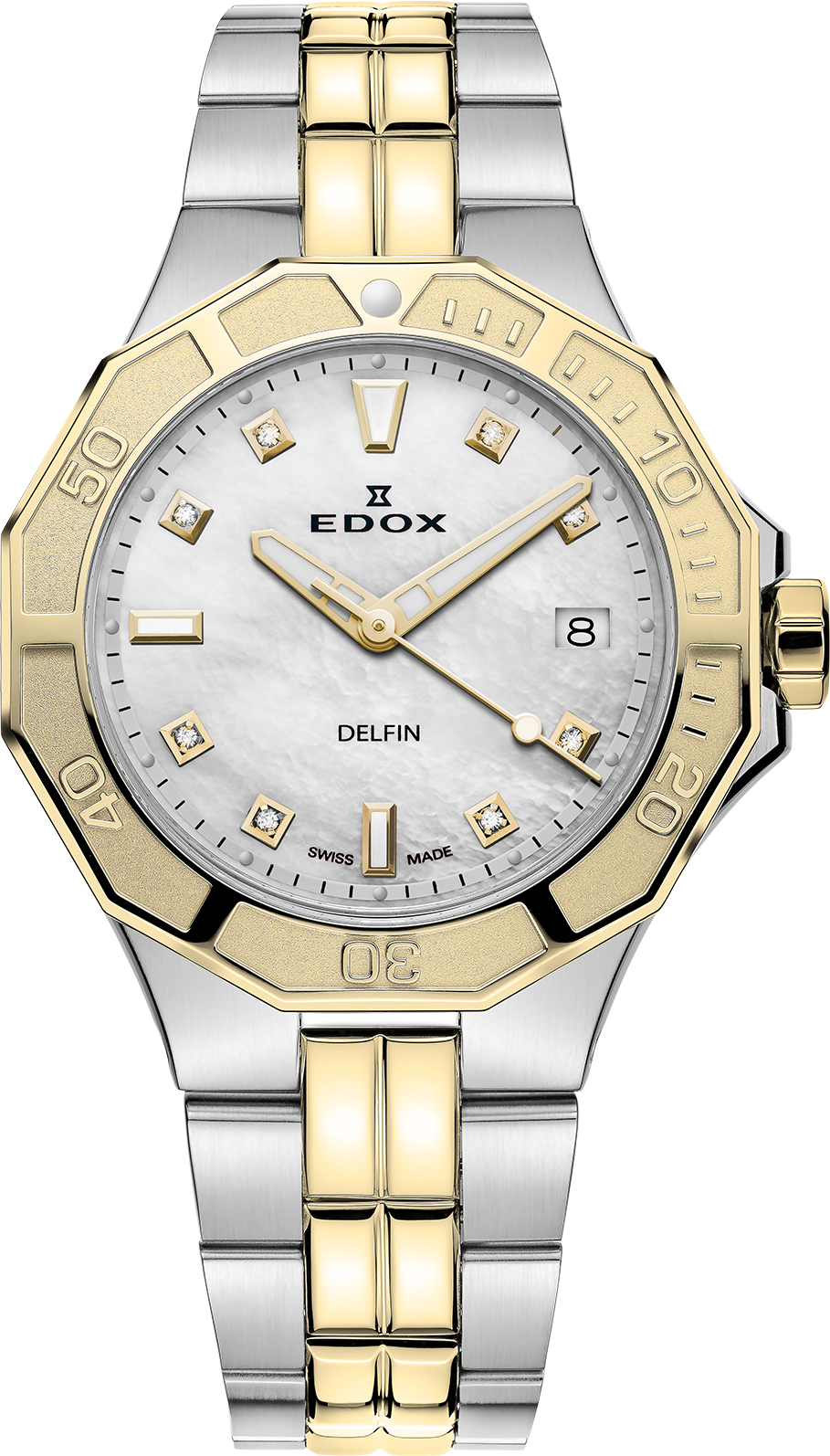 Edox Diver Date Lady