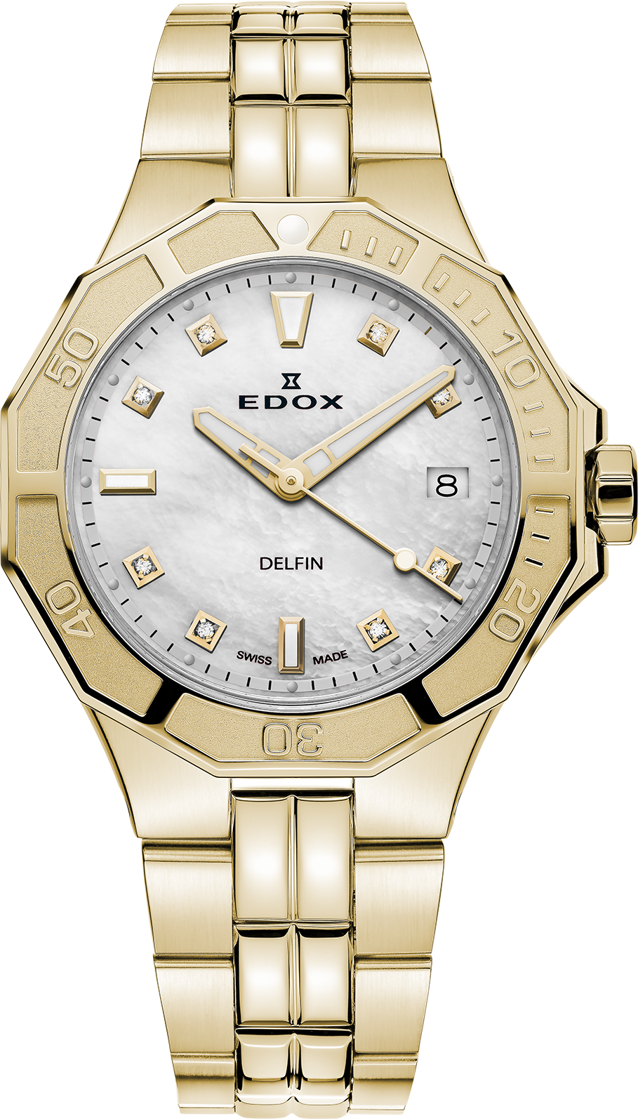 Edox Diver Date Lady