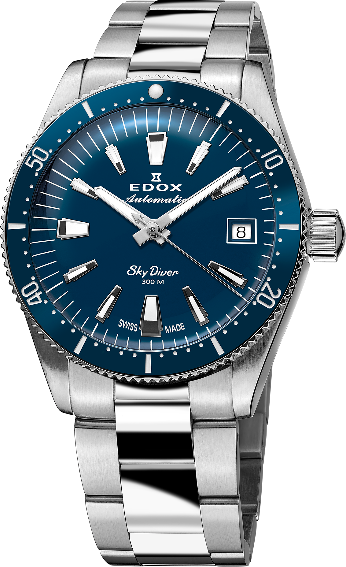 Edox SkyDiver 38mm Date Automatic