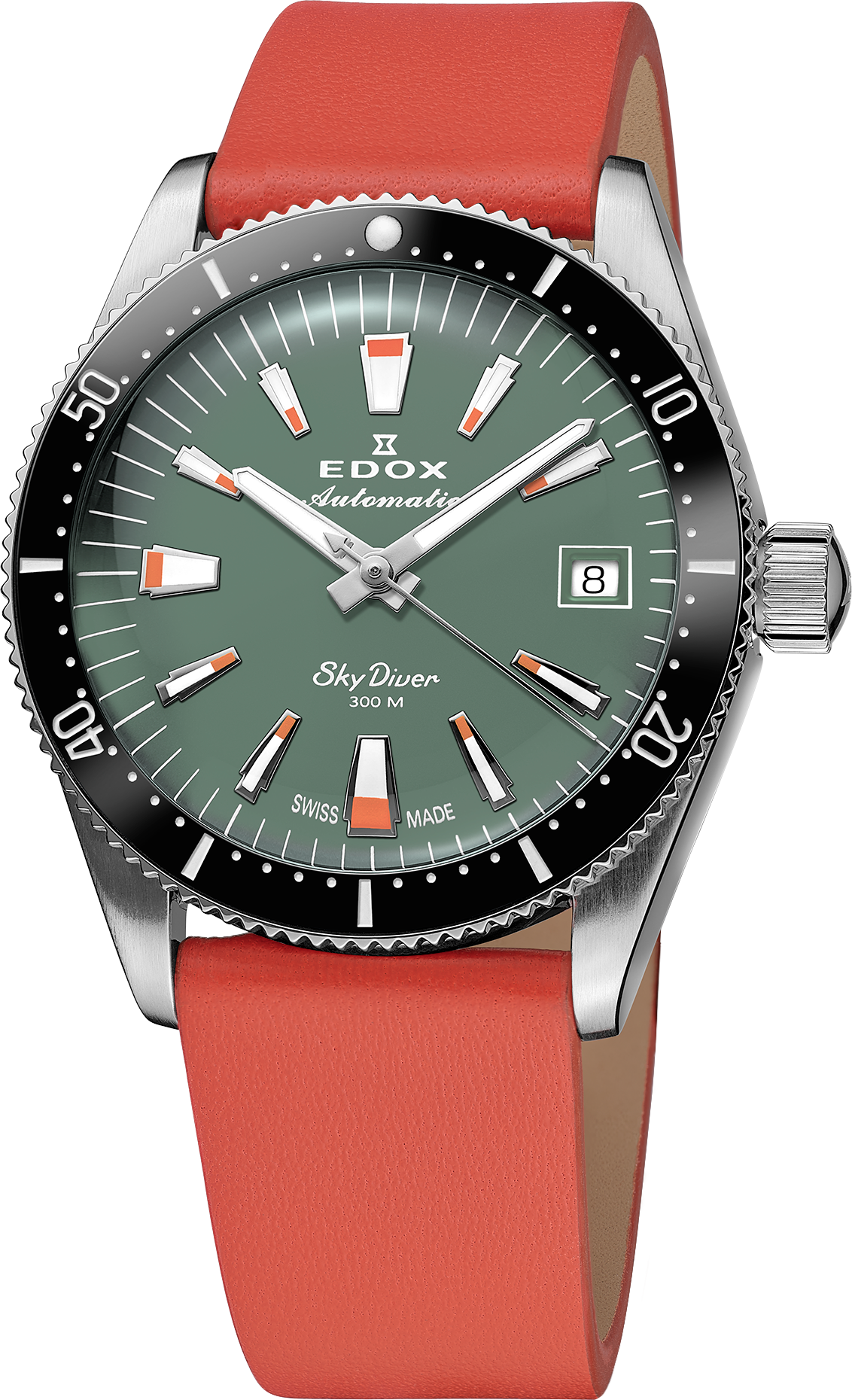 Edox SkyDiver Date Automatic 38mm Lady Special Edition