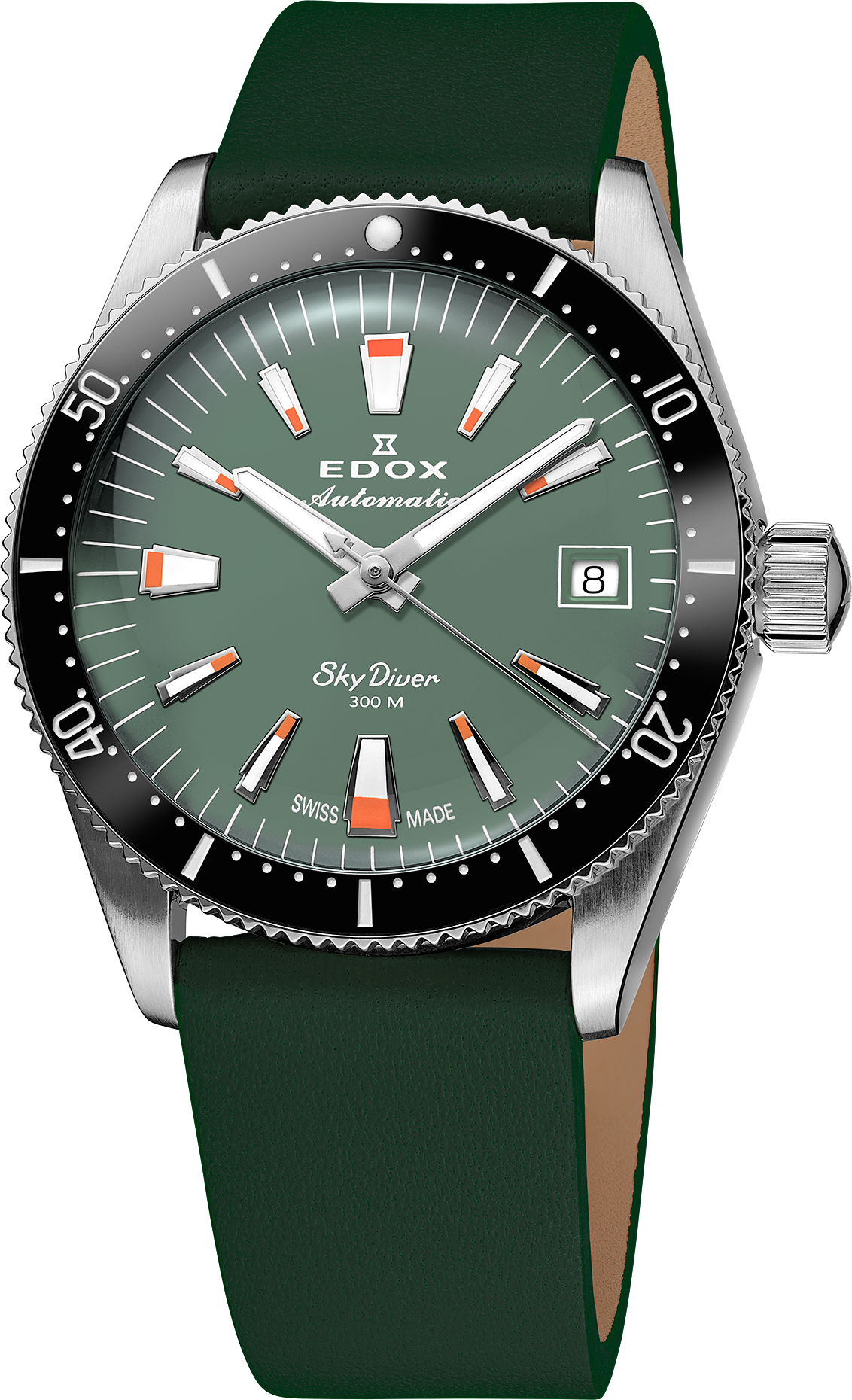 Edox SkyDiver Date Automatic 38mm Lady Special Edition