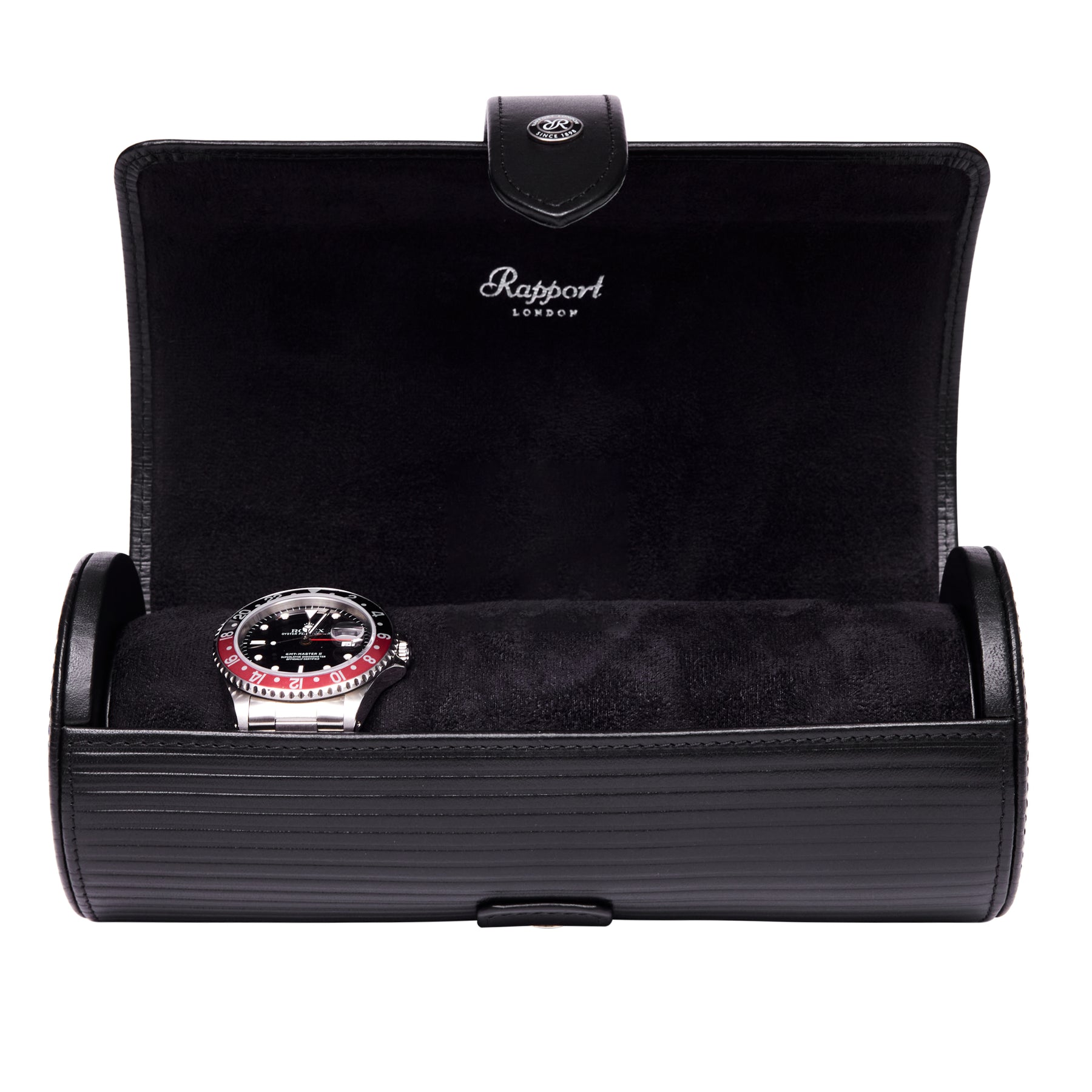 Rapport London - Nova Three Watch Roll Black