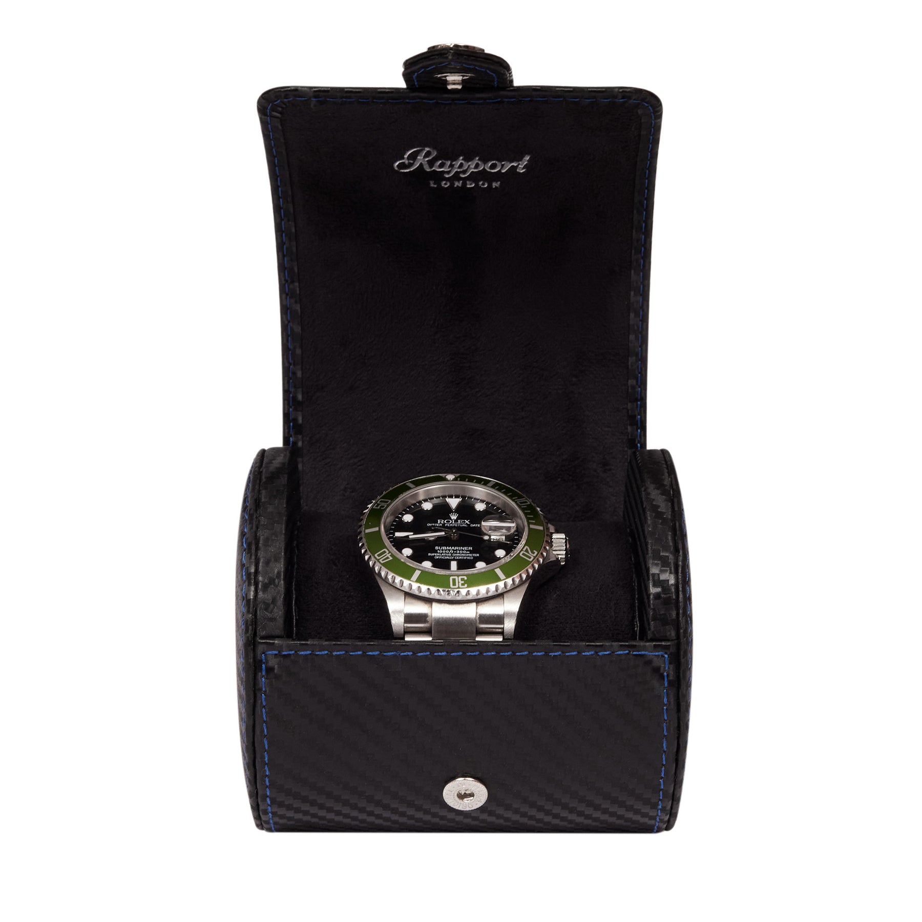 Rapport London - Carbon Single Black Watch Roll