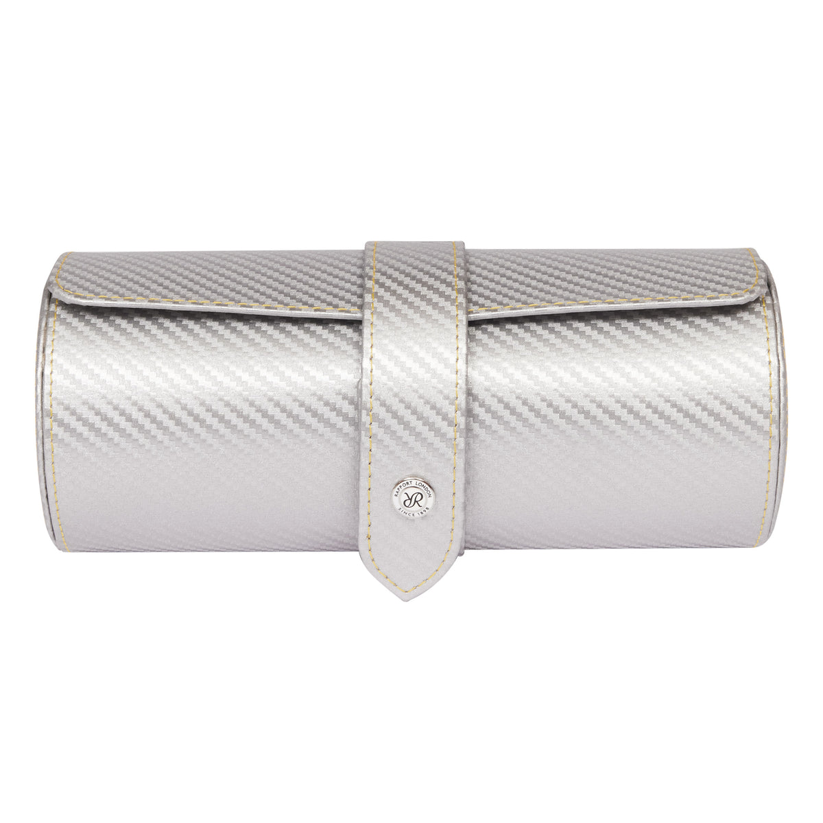 Rapport London - Carbon Silver Three Watch Roll