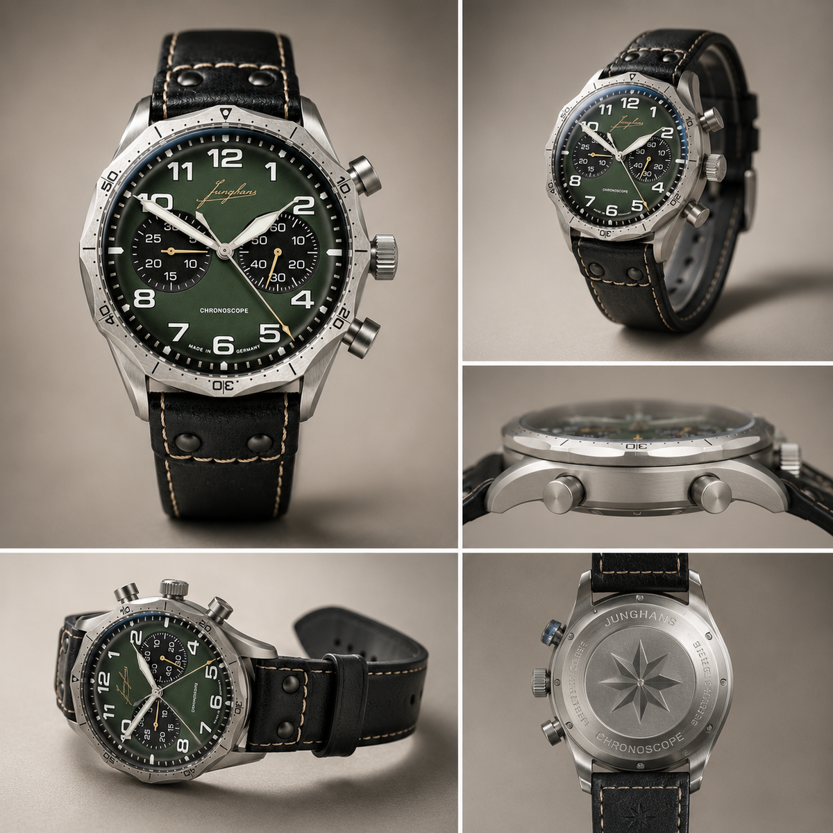 Junghans Pilot Chronoscope Demo