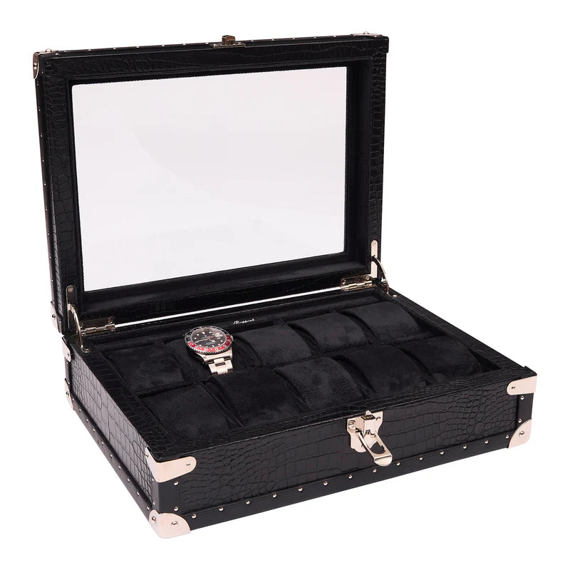 Rapport London Brompton Optic Watch Box Black