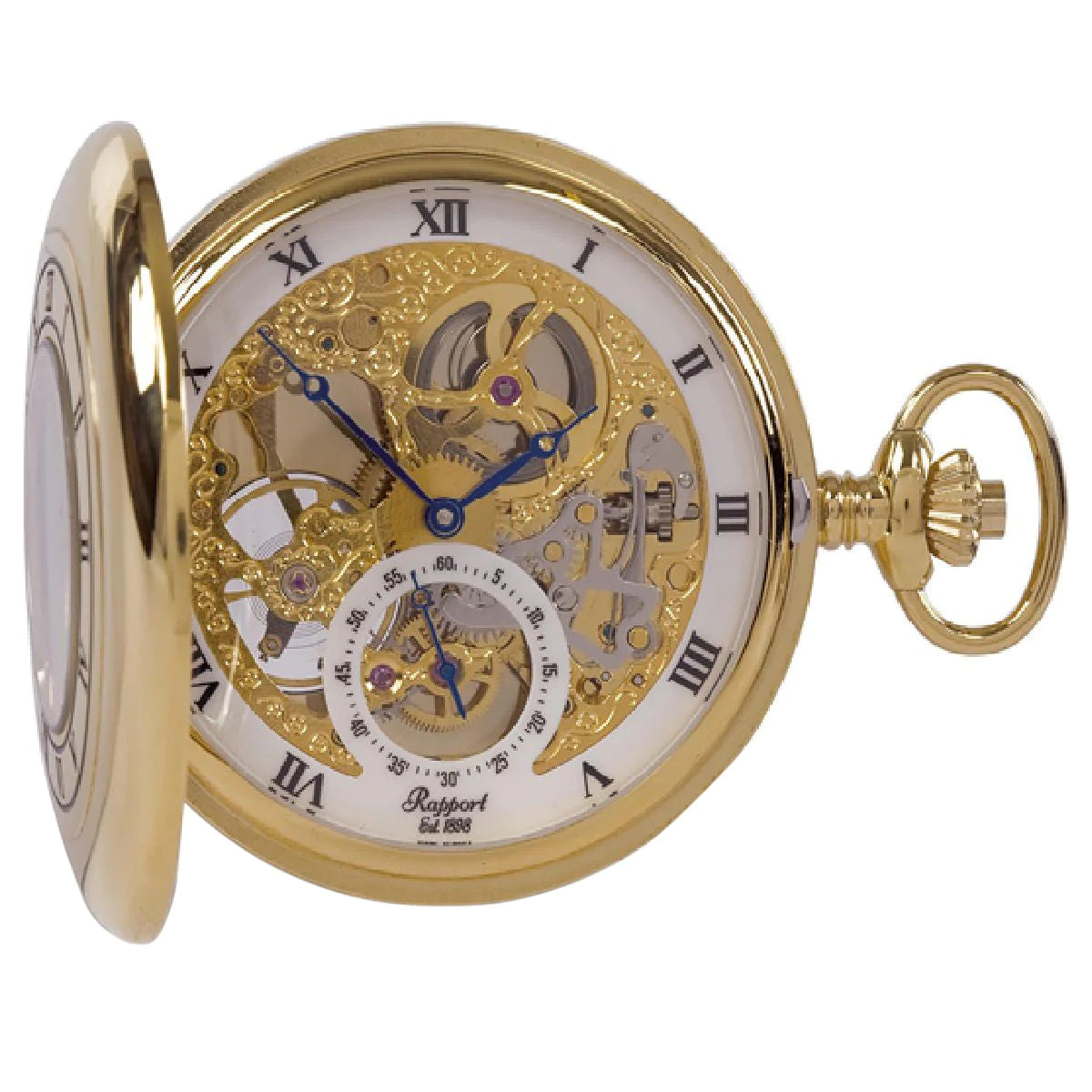 Rapport London Mechanical Half Hunter Pocket Watch 53MM