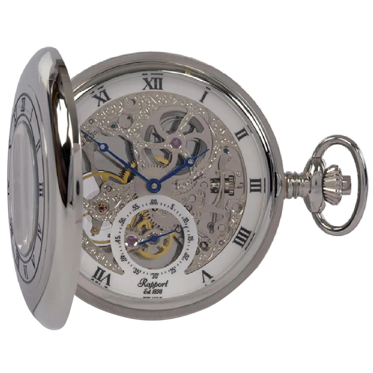 Rapport London Mechanical Half Hunter Pocket Watch 53MM