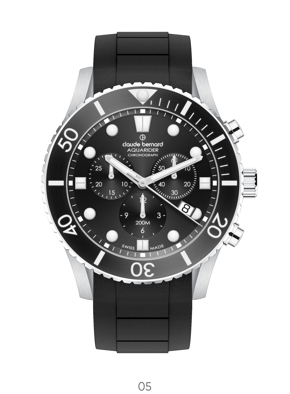 Claude Bernard Aquarider Chrongraph - Santrade AS