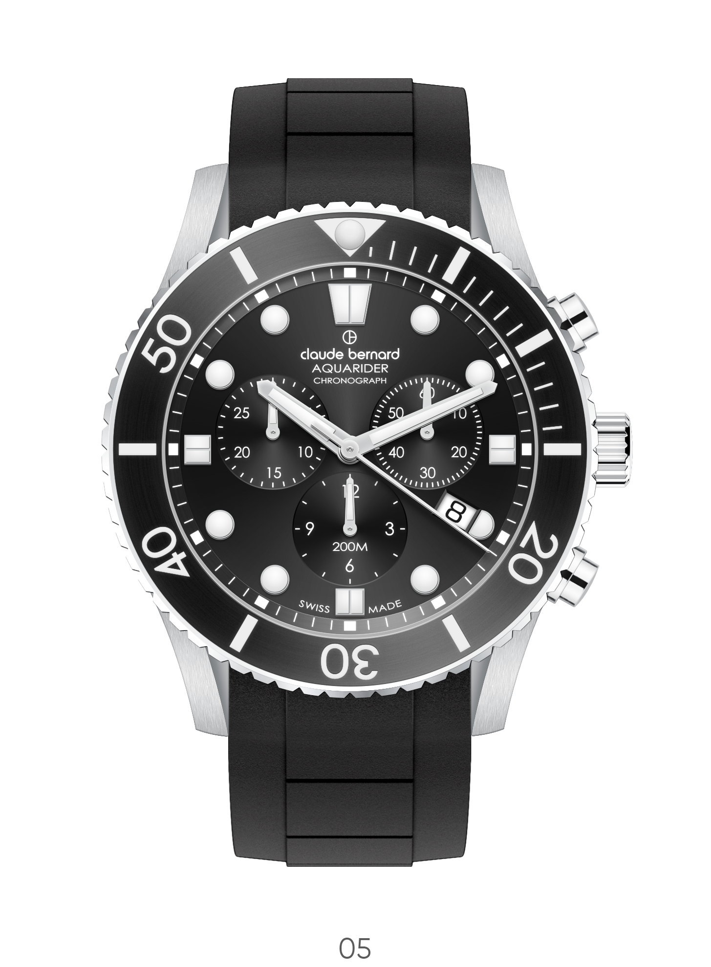 Claude Bernard Aquarider Chrongraph - Santrade AS