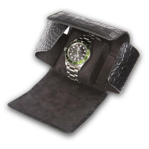 Rapport London - Watch Roll Black Leather - Santrade AS