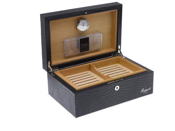 Rapport London - Brompton Medium Leather Humidor - Santrade AS