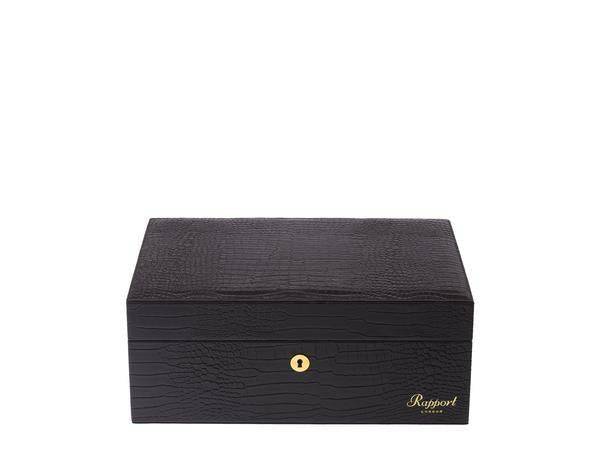 Rapport London - Brompton Medium Leather Humidor - Santrade AS