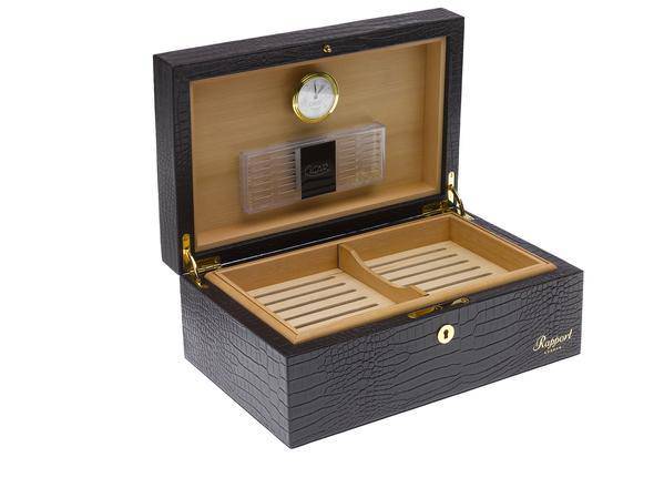 Rapport London - Brompton Medium Leather Humidor - Santrade AS