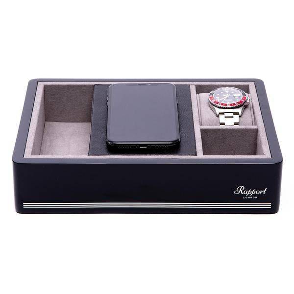 Rapport London - Wireless Charging Tray Black - Santrade AS
