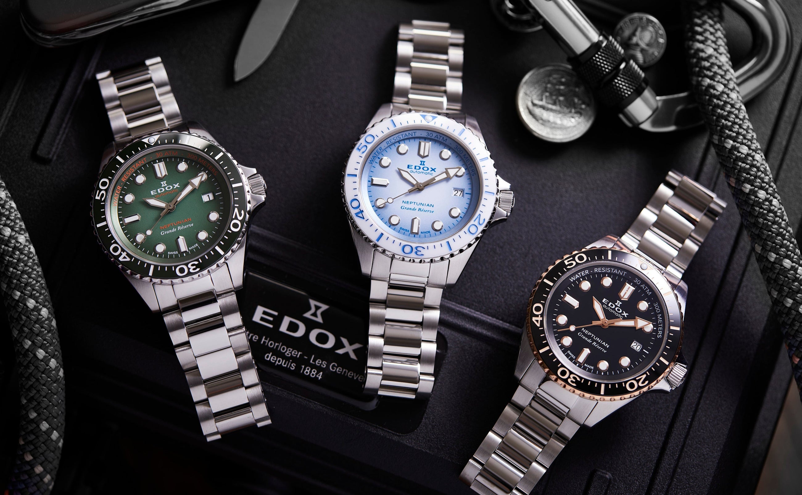 Edox Neptunian klokker