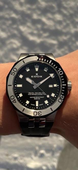 Edox Delfin The Original Date - Til en bedre pris