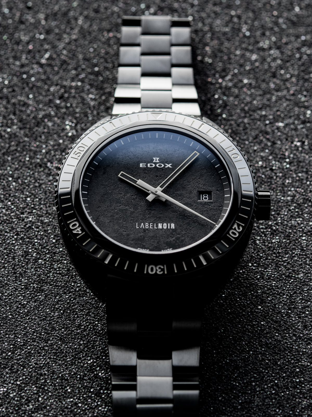 EDOX HYDRO-SUB CHRONOMETER LABEL NOIR EDITION 140 PCS - LEVERING FEB 2025, MULIGHET FOR FORHÅNDSBESTILLING NÅ