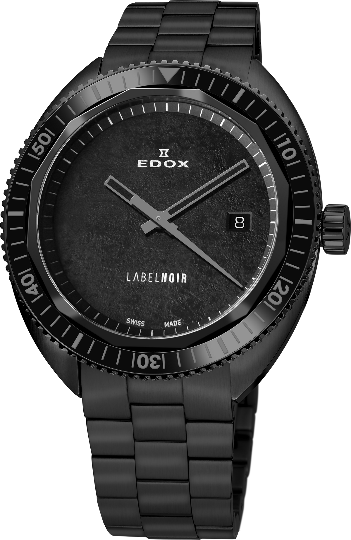 EDOX HYDRO-SUB CHRONOMETER LABEL NOIR EDITION 140 PCS - LEVERING FEB 2025, MULIGHET FOR FORHÅNDSBESTILLING NÅ