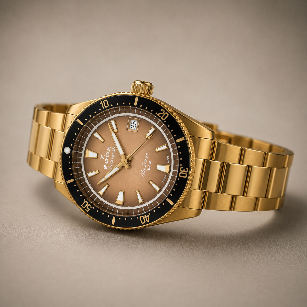 Edox SkyDiver Date Automatic 38 mm Demo