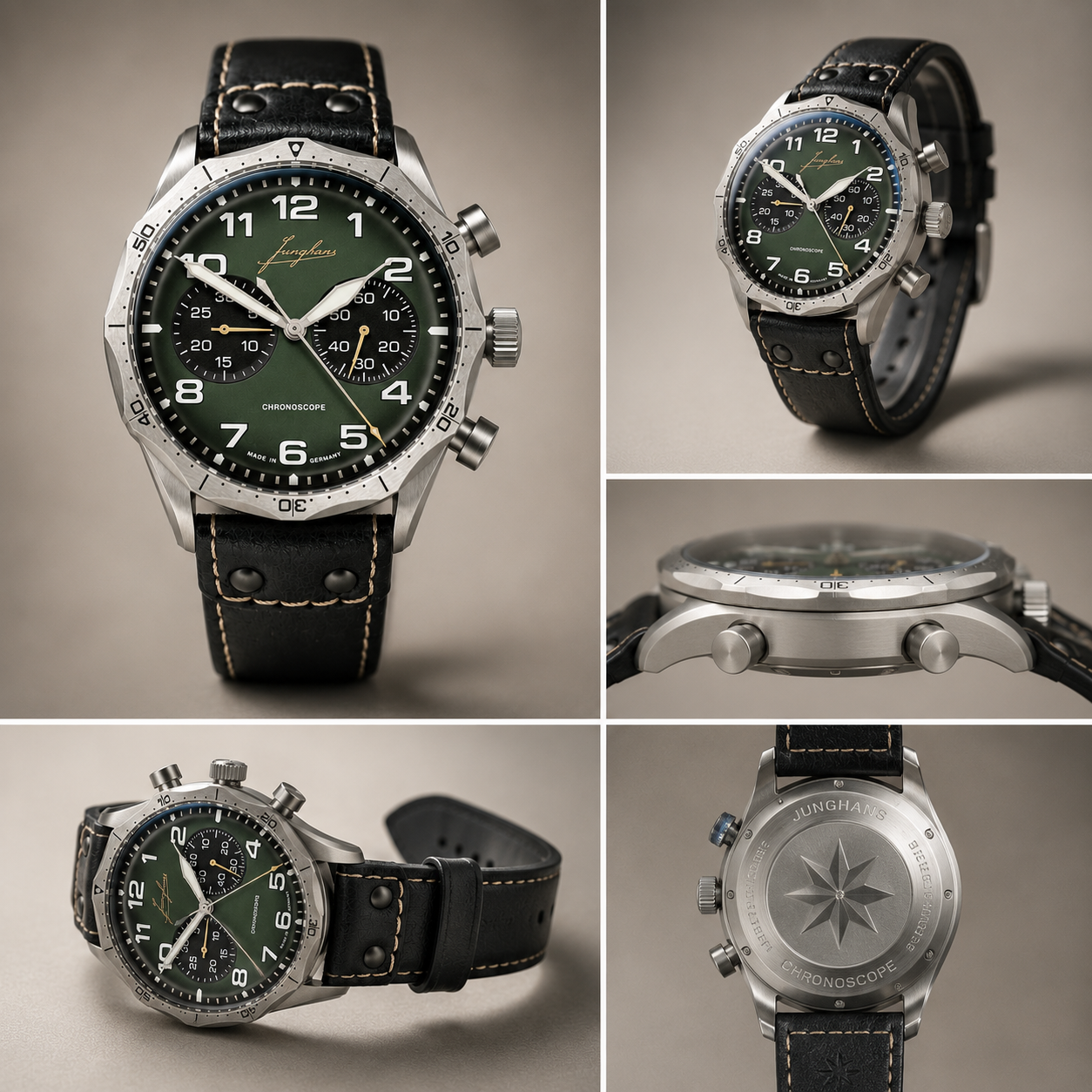 Junghans Pilot Chronoscope Demo