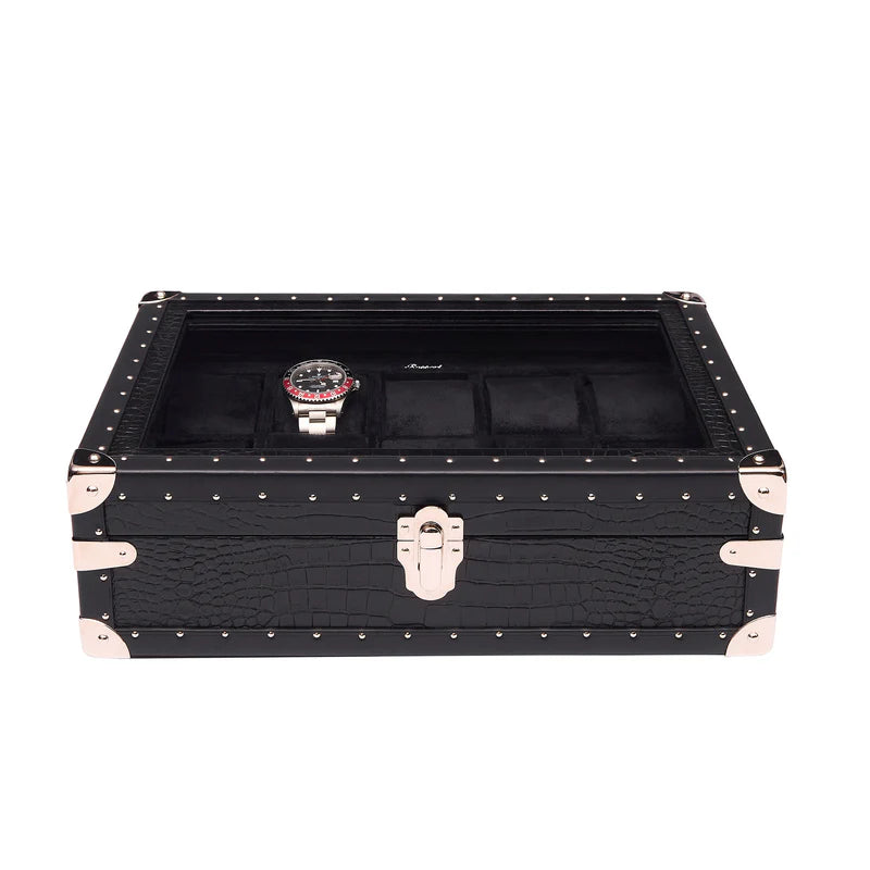 Rapport London Brompton Optic Watch Box Black