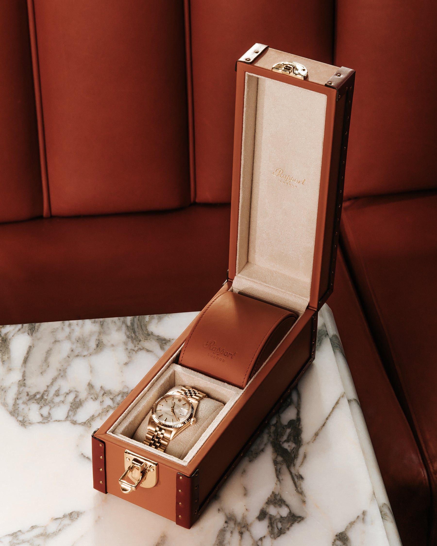 Rapport London - Kensington Two Watch Box - Utstillingsmodell til en bedre pris