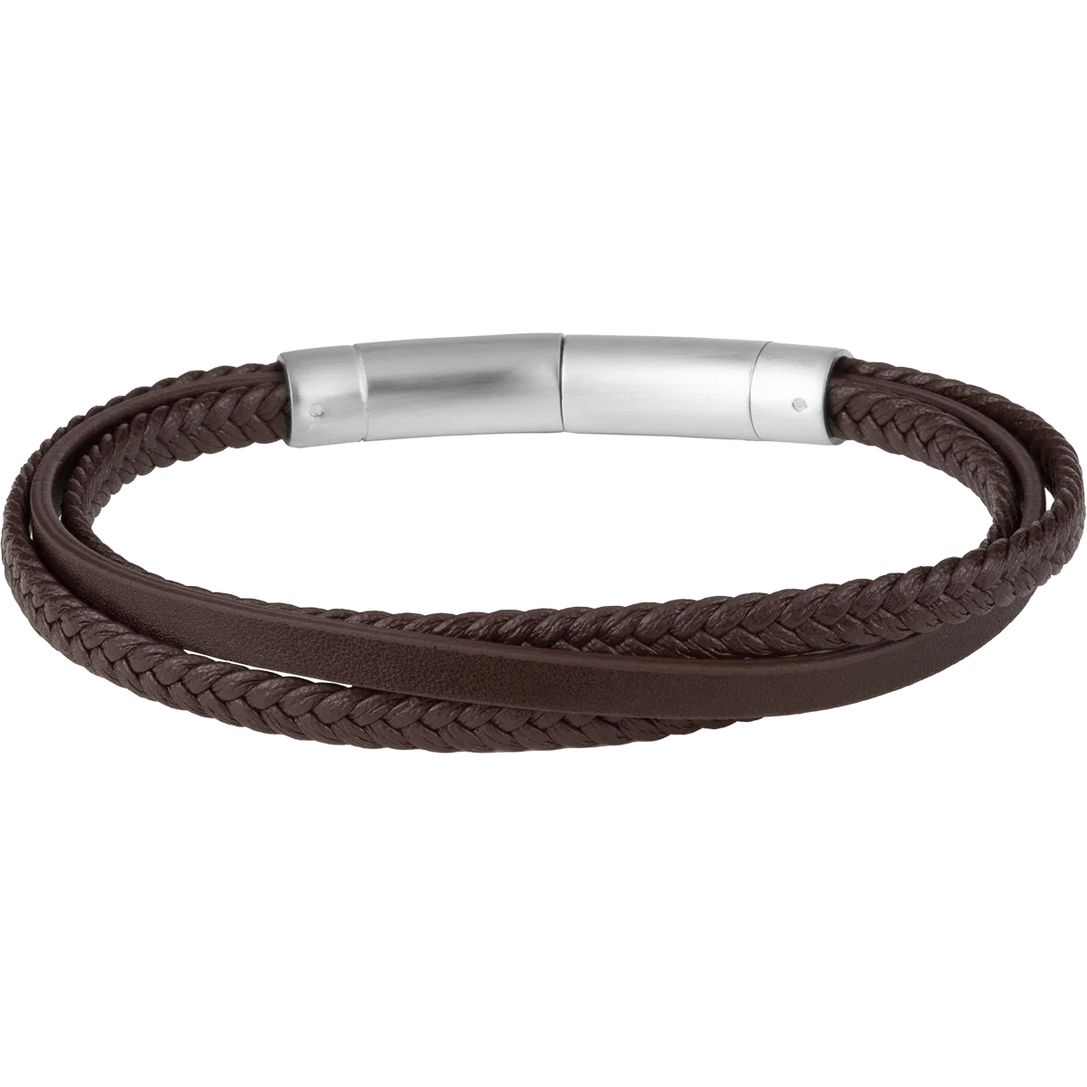 Jacques Lemans Leather Bracelet Brown